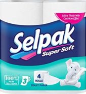 Selpak Bathroom Tissue 3ply SuperSoft 4s