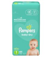 Pampers Diapers Baby Dry #1 44’s