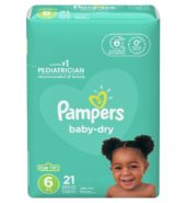 Pampers Diapers Baby Dry S6 Jumbo 21’s