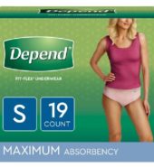 Depend Underwear For Women Max Sml 19’s