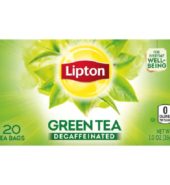 Lipton Green Tea Decaffeinated 20’s