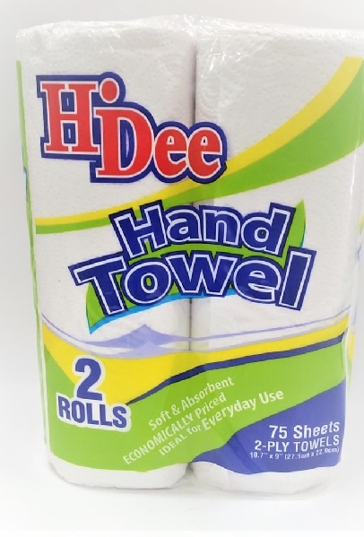 Hi Dee Hand Towel 2 ply 75sht 2pk – Massy Stores Barbados