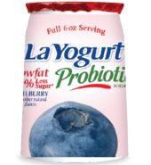 La Yogurt Probiotic Org Blueberry 6oz