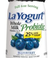 La Yogurt Whole Milk Blueberry  6oz