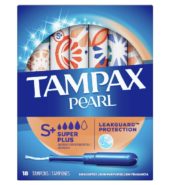 Tampax Tampon Pearl Sup Plus Unsct 18’s