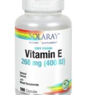 Solaray Capsules Vitamin-E 400iu 100’s