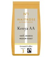 Waitrose Ess Coffee Ground Kenya AA 227g