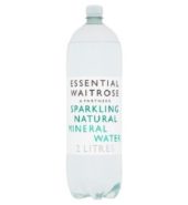 Waitrose Ess Sparkling Natural Mineral Water 2L