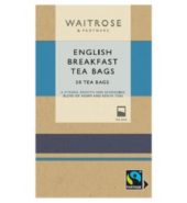 Waitrose Tea Bags Eng Breakfast 50’s