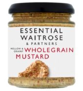Waitrose Mustard Wholegrain 185g