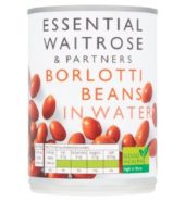 Waitrose Beans Whsome Borlotti 410g