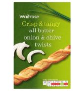 Waitrose Twists Onion n Chive Butter 125