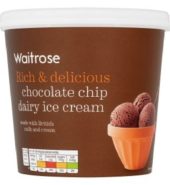Waitrose Ice Cream Chocolate 1lt