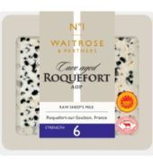 Waitrose Cave Aged Roquefort Cheese 100g