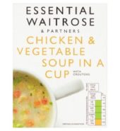 Waitrose Soup Cup Chk Veg w Croutons 72g