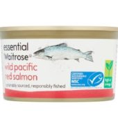 Waitrose Essential Wild Red Salmon 213g