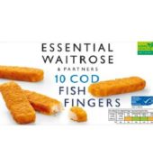 Waitrose Cod Fish Finger Fillet  10’s