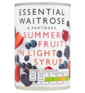 Waitrose Sum Fruits in Syrup 290 gr