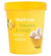 Waitrose Sorbet Lemon 500ml