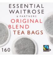 Waitrose Ess Tea Bags Orig Round 160’s