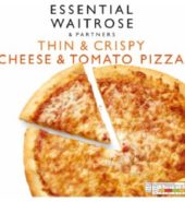 Waitrose Frozen Pizza Cheese & Tomato 398g