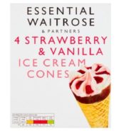 WR Strawberry & Vaniila Cones 4x110ml