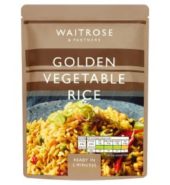 Waitrose Rice Golden Vegetable