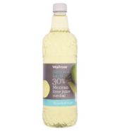 Waitrose  Juice Cordial Lime  1lt