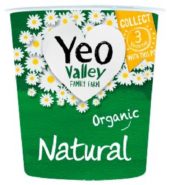 Yeo/Val Organic Yogurt Natural 150g