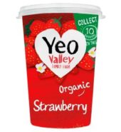 Yeo/Val Organic Yogurt Strawberry 450g