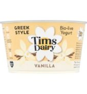 Tim Dairy Greek Yogurt Vanilla 175g