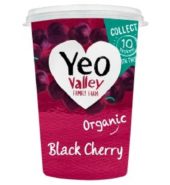 Yeo Val Yogurt Black Cherry Organic 450g