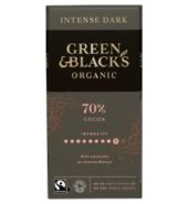 G & B Organic Choc Dark 70% Cacoa 90g