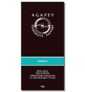 Agapey Choc Almond 60% Cacao Bar 120g