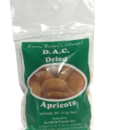 D.A.C Dried Apricots 4 oz