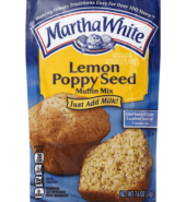 Martha White Muffin Mix Lemon Poppy Seed 7oz
