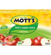 Motts 100% Apple Juice Original 8’s