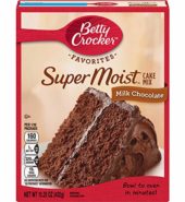 Betty Crocker Cake Mix Milk Chocolate 15.25oz
