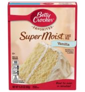 Betty Crocker Cake Mix Vanilla 15.25oz