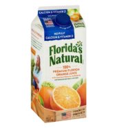 Florida’s Natural, 100% Orange Juice No Pulp Calcium Vitamin D 52oz