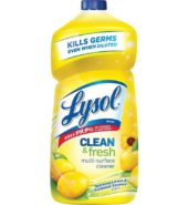 Lysol Multi-Surface Cleaner, Clean & Fresh, Sparkling Lemon & Sunflower Essence Scent 40oz