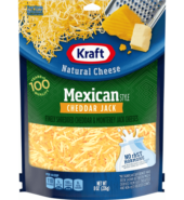 Kraft Mexican Style Cheddar Jack 8 oz