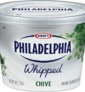 Kraft Phil Cream Cheese Whip Chive 8oz