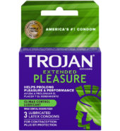 Trojan Condoms Extended Pleasure 3’s