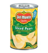Delmonte Pears Barlett Slices 15.25 oz