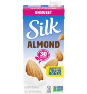 Silk Pure Almond Milk Unsweeten Orig 32z