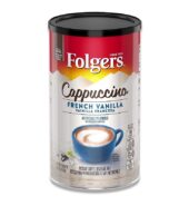 Folgers Cappuccino French Vanilla 16oz