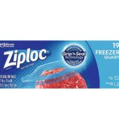 Ziploc Freezer Bags Quart 19’s