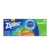 Ziploc Bags Sandwich 40’s
