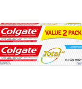 Colgate Gel Toothpaste Total Clean Mint 2×4.8oz